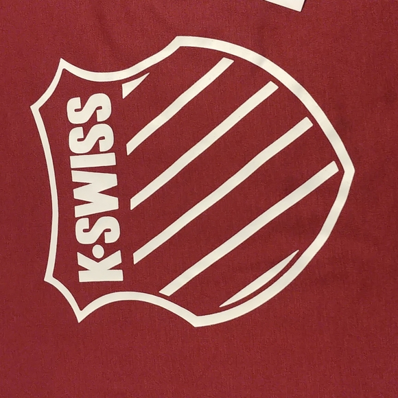 Maroon and white short sleeve crop top - Picture 5 of 13